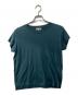MARGARET HOWELL（マーガレットハウエル）の古着「PLAIN COTTON JERSEY半袖カットソー」｜グリーン
