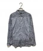 COMME des GARCONS HOMME DEUXコムデギャルソン オム ドゥ）の古着「総柄シャツ」｜ネイビー