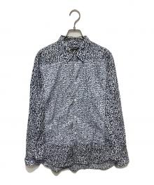 COMME des GARCONS HOMME DEUX（コムデギャルソン オム ドゥ）の古着「総柄シャツ」｜ネイビー