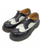 Dr.Martensドクターマーチン）の古着「5ホール/レザーシューズ/ウイングチップ」｜ブラック×ホワイト