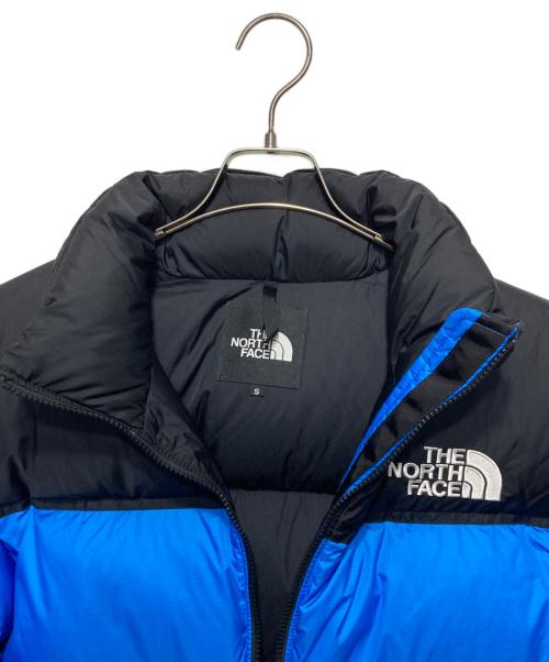 THE NORTH FACE（ザ ノース フェイス）THE NORTH FACE (ザ ノース フェイス) ヌプシジャケット ブルー×ブラック サイズ:Sの古着・服飾アイテム