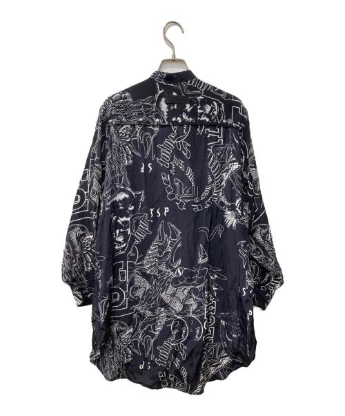 DIESEL（ディーゼル）DIESEL (ディーゼル) レーヨンシャツワンピース ネイビー サイズ:XSの古着・服飾アイテム