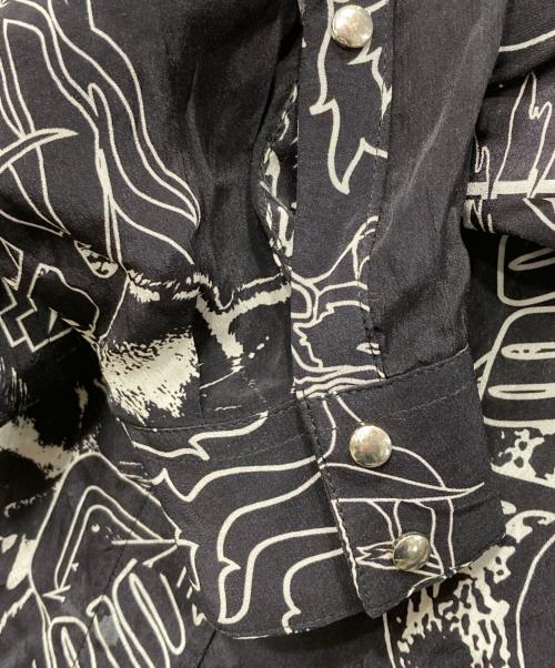 DIESEL（ディーゼル）DIESEL (ディーゼル) レーヨンシャツワンピース ネイビー サイズ:XSの古着・服飾アイテム