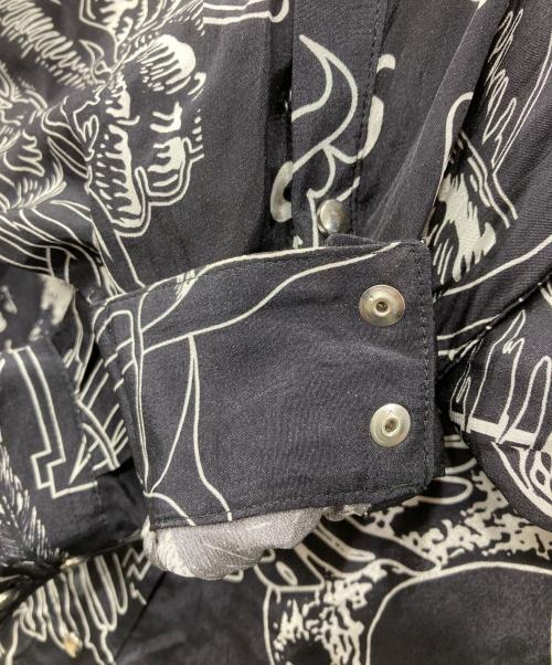 DIESEL（ディーゼル）DIESEL (ディーゼル) レーヨンシャツワンピース ネイビー サイズ:XSの古着・服飾アイテム