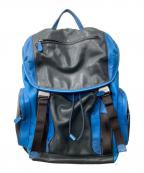 COACHコーチ）の古着「レザーリュック」｜ブルー