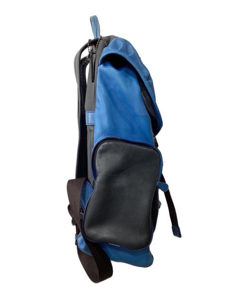 COACH（コーチ）COACH (コーチ) レザーリュック ブルーの古着・服飾アイテム