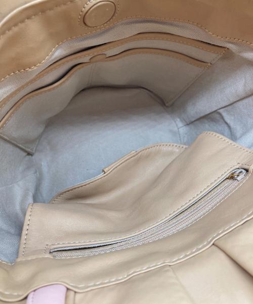 KITAMURA（キタムラ）KITAMURA (キタムラ) ハンドバッグ ベージュの古着・服飾アイテム