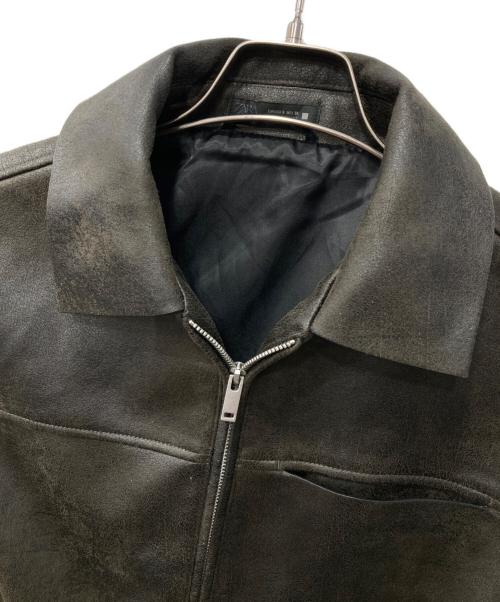ZARA（ザラ）ZARA (ザラ) ジップジャケット ブラウン サイズ:Sの古着・服飾アイテム