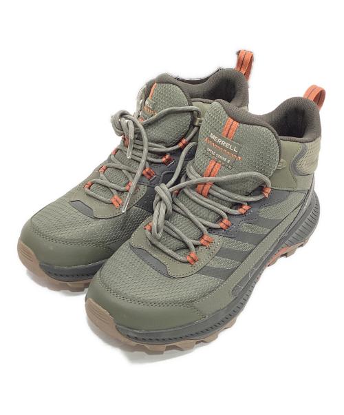 MERRELL（メレル）MERRELL (メレル) SPEED STRIKE 2 MID WATERPROOF/ハイカットスニーカー オリーブ サイズ:27の古着・服飾アイテム