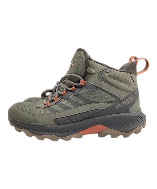 MERRELL（メレル）MERRELL (メレル) SPEED STRIKE 2 MID WATERPROOF/ハイカットスニーカー オリーブ サイズ:27の古着・服飾アイテム