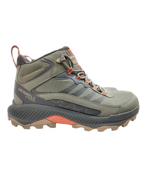 MERRELL（メレル）MERRELL (メレル) SPEED STRIKE 2 MID WATERPROOF/ハイカットスニーカー オリーブ サイズ:27の古着・服飾アイテム