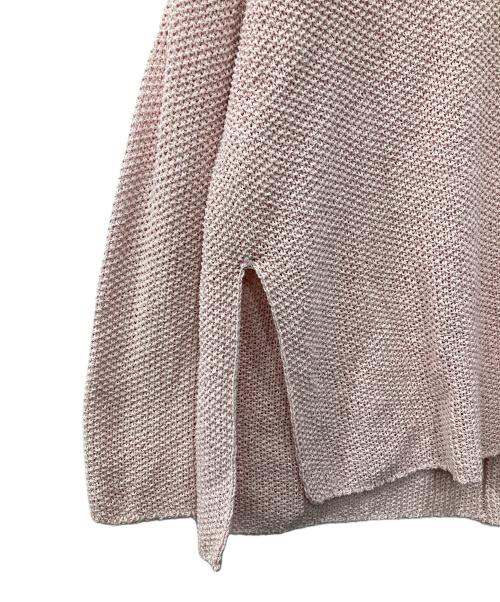 Spick and Span（スピック＆スパン）Spick and Span (スピック＆スパン) カノコ編みペーパーヤーン2WAYルーズニット ピンク サイズ:表記なしの古着・服飾アイテム