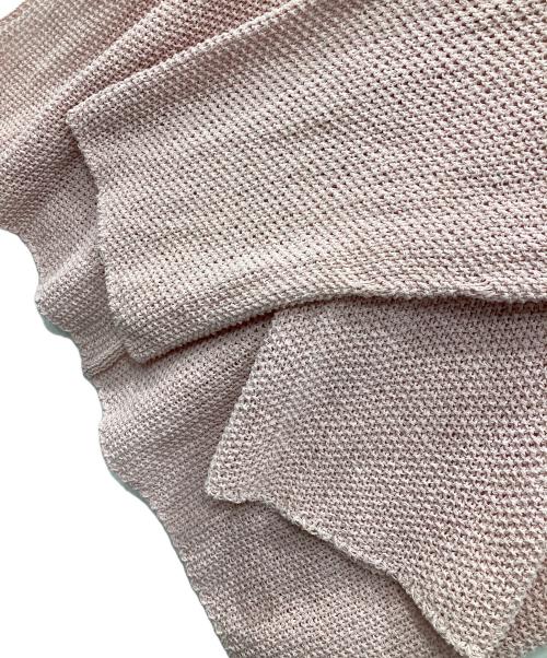 Spick and Span（スピック＆スパン）Spick and Span (スピック＆スパン) カノコ編みペーパーヤーン2WAYルーズニット ピンク サイズ:表記なしの古着・服飾アイテム