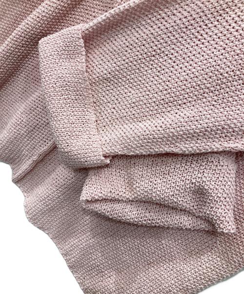 Spick and Span（スピック＆スパン）Spick and Span (スピック＆スパン) カノコ編みペーパーヤーン2WAYルーズニット ピンク サイズ:表記なしの古着・服飾アイテム