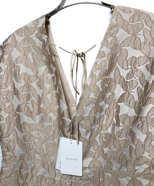 SOUAIRE（ソアール）SOUAIRE (ソアール) ノースリーブワンピース ベージュ サイズ:Mの古着・服飾アイテム