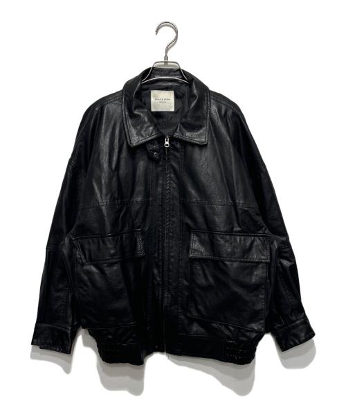 FREAK'S STORE（フリークスストア）FREAK'S STORE (フリークスストア) エコレザージャケット ブラック サイズ:Fの古着・服飾アイテム