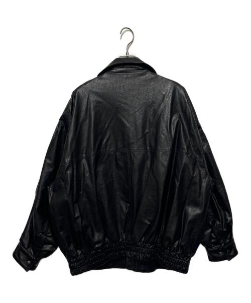 FREAK'S STORE（フリークスストア）FREAK'S STORE (フリークスストア) エコレザージャケット ブラック サイズ:Fの古着・服飾アイテム