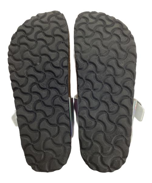 BIRKENSTOCK（ビルケンシュトック）BIRKENSTOCK (ビルケンシュトック) サンダル ブラウン×シルバー サイズ:23㎝の古着・服飾アイテム