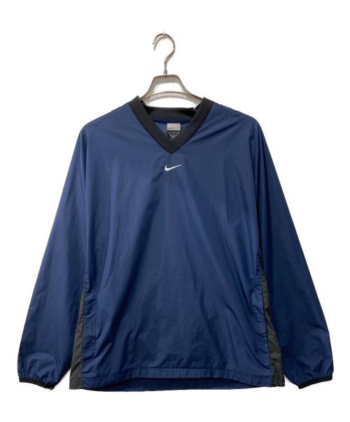 NIKE（ナイキ）NIKE (ナイキ) ナイロンプルオーバースウェット ネイビー サイズ:XLの古着・服飾アイテム