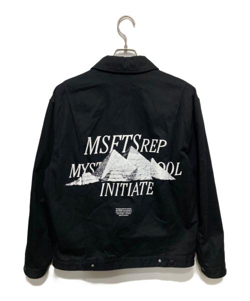MSFTSrep（ミスフィッツレップ）MSFTSrep (ミスフィッツレップ) ジップジャケット ブラック サイズ:Sの古着・服飾アイテム