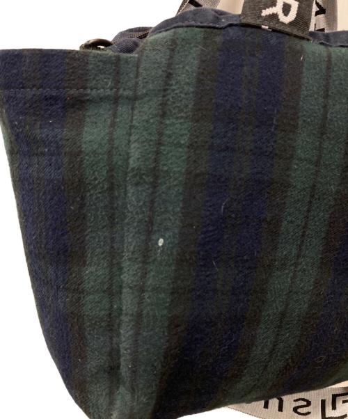 FRAGMENT DESIGN（フラグメントデザイン）FRAGMENT DESIGN (フラグメントデザイン) RAMIDUS (ラミダス) 2WAYショルダーバッグ/チェックトートバッグ グリーンの古着・服飾アイテム