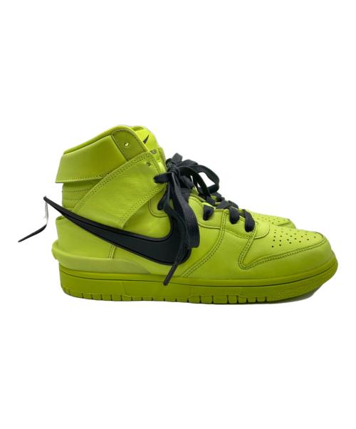 NIKE（ナイキ）NIKE (ナイキ) AMBUSH (アンブッシュ) DUNK HIGH FLASH LIME/ハイカットスニーカー イエロー サイズ:25の古着・服飾アイテム
