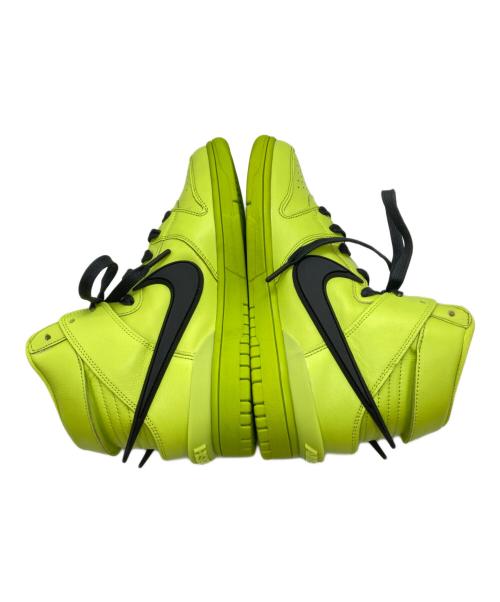 NIKE（ナイキ）NIKE (ナイキ) AMBUSH (アンブッシュ) DUNK HIGH FLASH LIME/ハイカットスニーカー イエロー サイズ:25の古着・服飾アイテム