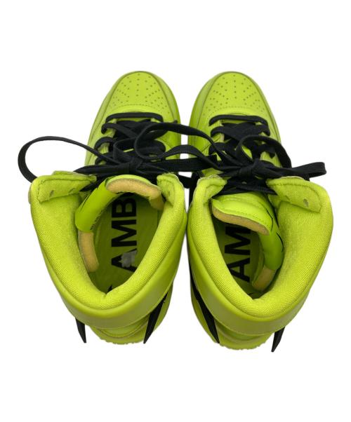 NIKE（ナイキ）NIKE (ナイキ) AMBUSH (アンブッシュ) DUNK HIGH FLASH LIME/ハイカットスニーカー イエロー サイズ:25の古着・服飾アイテム