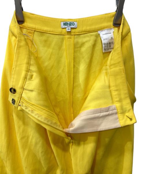 KENZO（ケンゾー）KENZO (ケンゾー) スラックス イエロー サイズ:36の古着・服飾アイテム