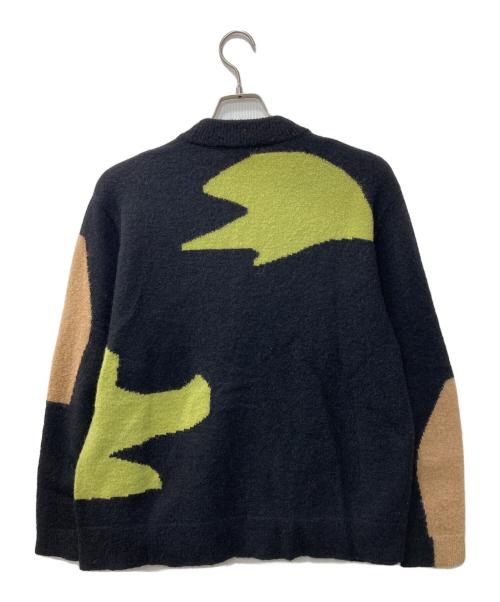 TTT MSW（ティー モダンストリートウェア）TTT MSW (ティー モダンストリートウェア) モヘア混ニットカーディガン ブラック サイズ:Mの古着・服飾アイテム