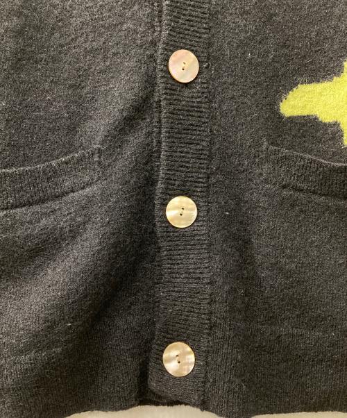 TTT MSW（ティー モダンストリートウェア）TTT MSW (ティー モダンストリートウェア) モヘア混ニットカーディガン ブラック サイズ:Mの古着・服飾アイテム