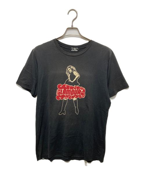 Hysteric Glamour（ヒステリックグラマー）Hysteric Glamour (ヒステリックグラマー) VIXEN GIRL/プリントTシャツ ブラック サイズ:Lの古着・服飾アイテム