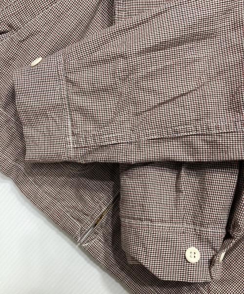 SUGAR CANE（シュガーケーン）SUGAR CANE (シュガーケーン) ガンクラブチェックコットンスポーツジャケット レッド サイズ:38の古着・服飾アイテム