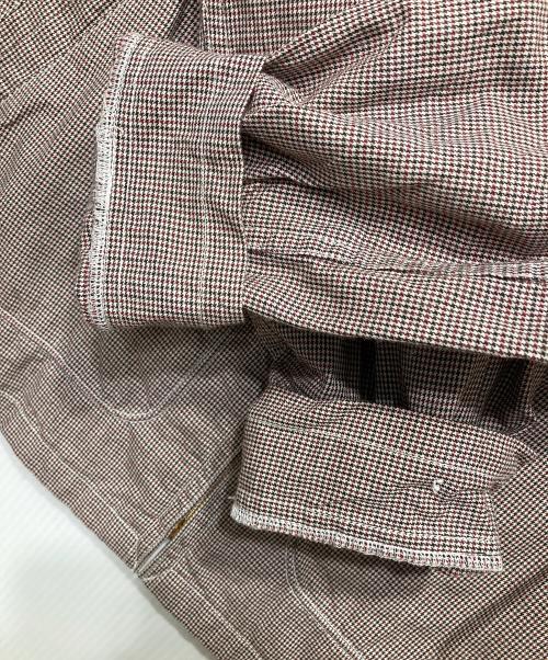 SUGAR CANE（シュガーケーン）SUGAR CANE (シュガーケーン) ガンクラブチェックコットンスポーツジャケット レッド サイズ:38の古着・服飾アイテム