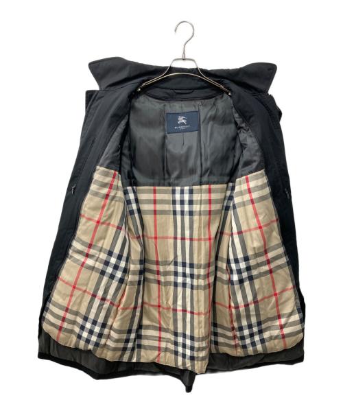 BURBERRY（バーバリー）BURBERRY (バーバリー) ライナー付き中綿コート ブラック サイズ:Lの古着・服飾アイテム