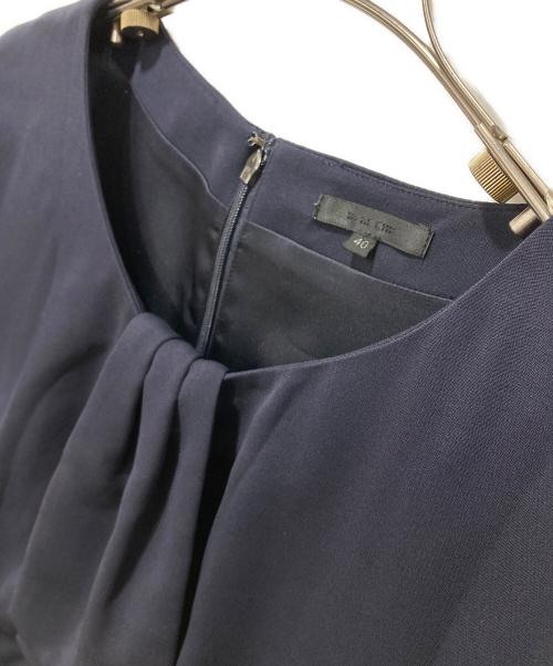 TO BE CHIC（トゥービーシック）TO BE CHIC (トゥービーシック) ワンピース ネイビー サイズ:40の古着・服飾アイテム