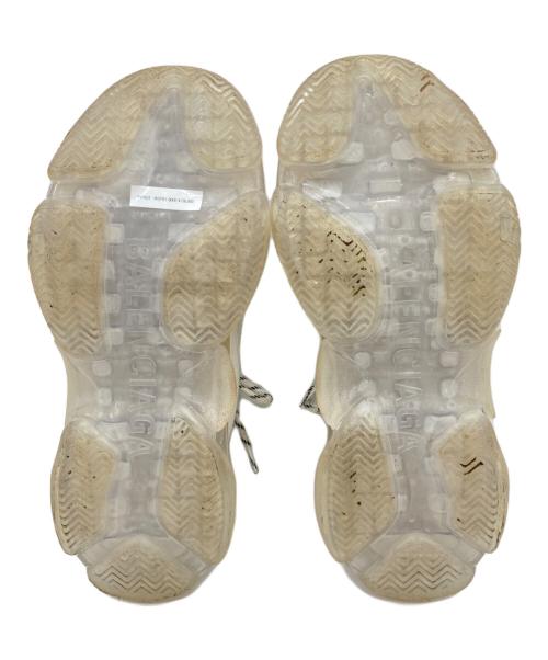 BALENCIAGA（バレンシアガ）BALENCIAGA (バレンシアガ) トリプルSクリアソール/TRIPLE S ホワイト サイズ:UK8の古着・服飾アイテム