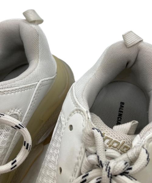 BALENCIAGA（バレンシアガ）BALENCIAGA (バレンシアガ) トリプルSクリアソール/TRIPLE S ホワイト サイズ:UK8の古着・服飾アイテム