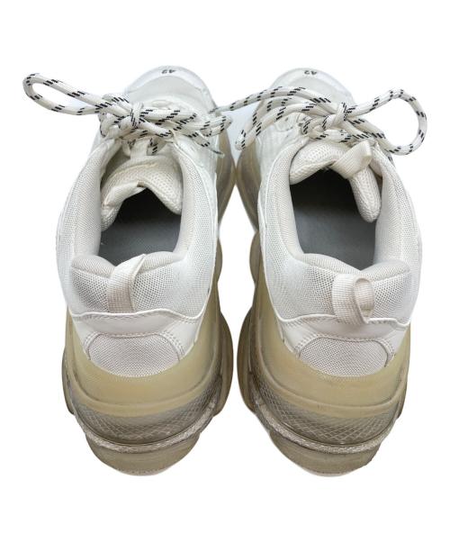 BALENCIAGA（バレンシアガ）BALENCIAGA (バレンシアガ) トリプルSクリアソール/TRIPLE S ホワイト サイズ:UK8の古着・服飾アイテム