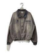 90909090）の古着「Vintage Like Duck Blouson/ヴィンテージライクダックブルゾン」｜グレー