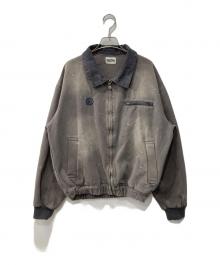 9090（ナインティナインティ）の古着「Vintage Like Duck Blouson/ヴィンテージライクダックブルゾン」｜グレー