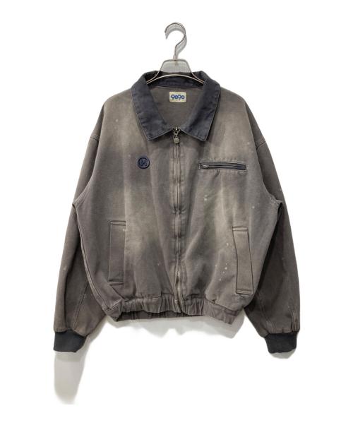 9090（ナインティナインティ）9090 (9090) Vintage Like Duck Blouson/ヴィンテージライクダックブルゾン グレー サイズ:Mの古着・服飾アイテム