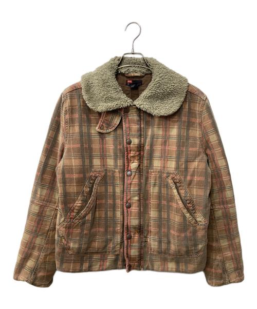 DIESEL（ディーゼル）DIESEL (ディーゼル) 90s 襟ボアジャケット ブラウン サイズ:Lの古着・服飾アイテム