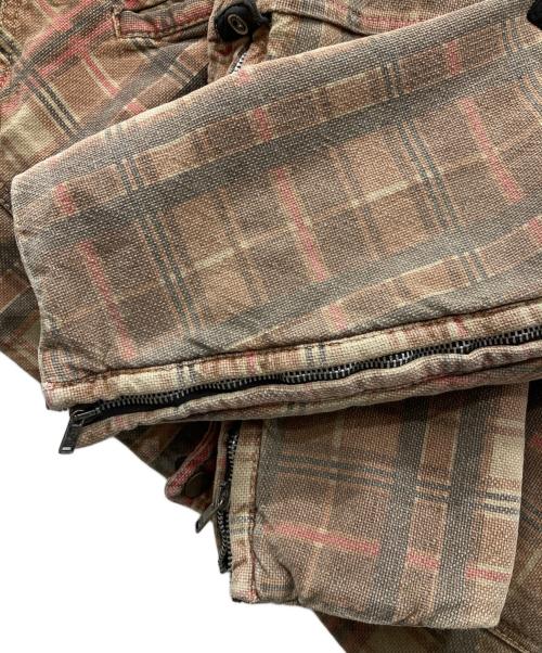 DIESEL（ディーゼル）DIESEL (ディーゼル) 90s 襟ボアジャケット ブラウン サイズ:Lの古着・服飾アイテム