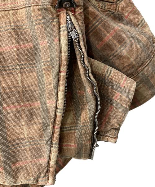 DIESEL（ディーゼル）DIESEL (ディーゼル) 90s 襟ボアジャケット ブラウン サイズ:Lの古着・服飾アイテム