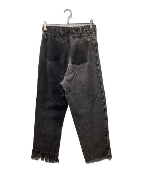 77circa（ナナナナサーカ）77circa (ナナナナサーカ) 再構築デニムパンツ グレー サイズ:表記なしの古着・服飾アイテム