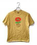 stussyステューシー）の古着「プリントTシャツ」｜ブラウン