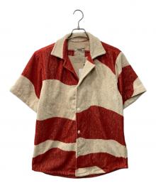 OAS（オーエーエス）の古着「半袖パイルシャツ/PILE SHORT SLEEVE SHIRT」｜ブラウン