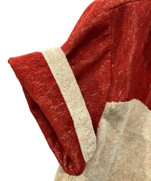 OAS（オーエーエス）OAS (オーエーエス) 半袖パイルシャツ/PILE SHORT SLEEVE SHIRT ブラウン サイズ:Mの古着・服飾アイテム