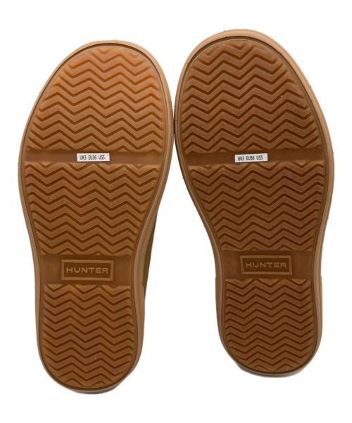 HUNTER（ハンター）HUNTER (ハンター) IN/OUT PUFFER KNITTED CUFF BOOT/ブーツ ベージュ サイズ:UK3の古着・服飾アイテム